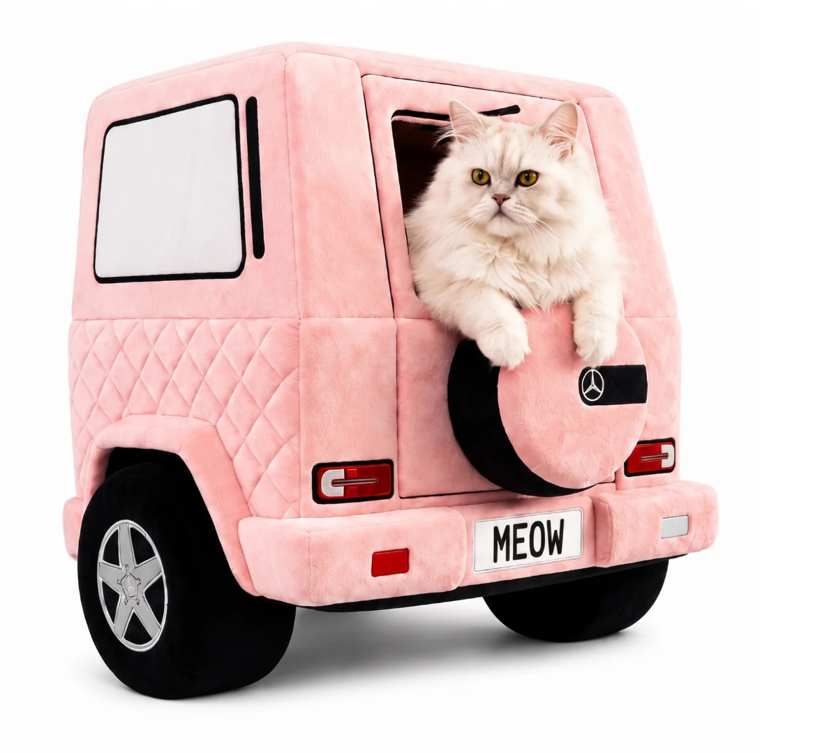 PAWSLASH™ Luxury Bed with Wall Mount