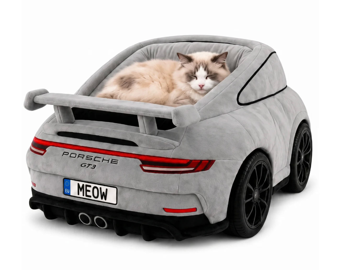 PAWSLASH™ Luxury Bed with Wall Mount