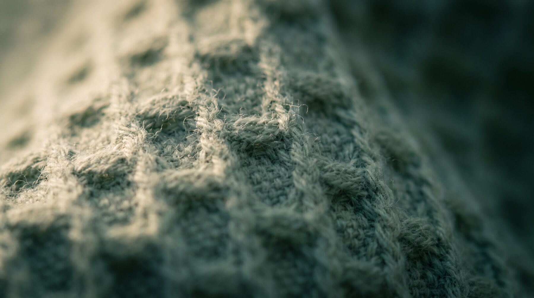 Macro detail of the pique knit